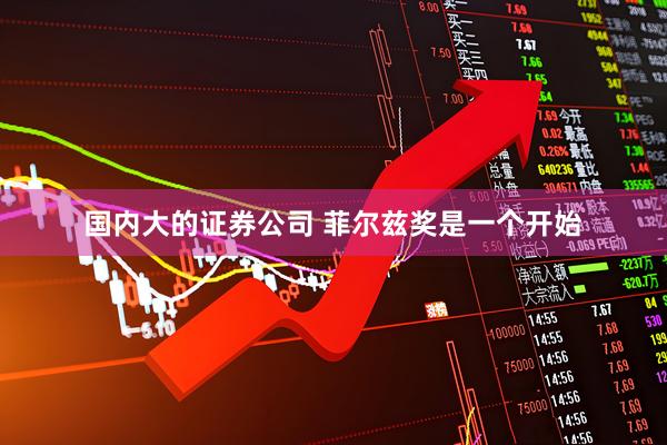 国内大的证券公司 菲尔兹奖是一个开始